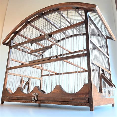 Large Curved Bird Cage Full Handmade Canary Cage Bird Etsy