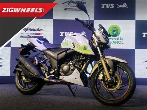 Tvs Apache Rtr 200 Fi E100 Ethanol Walkaround Video And Price Features