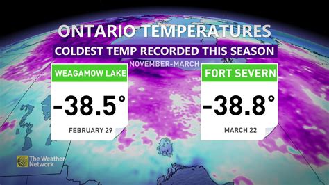 A New Record Spring Brings Ontario Its Coldest Winter Temperature