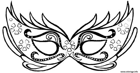 Coloriage Masque Carnaval JeColorie