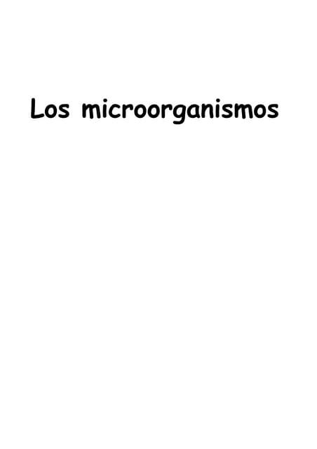 Los Microorganismos Pdf