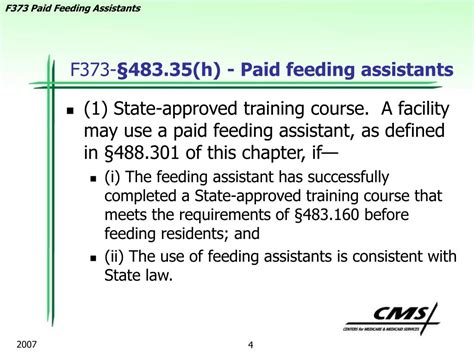 Ppt Paid Feeding Assistants Powerpoint Presentation Free Download