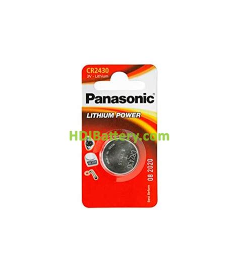 Pila De Litio Panasonic CR 2430EL 1B 3V