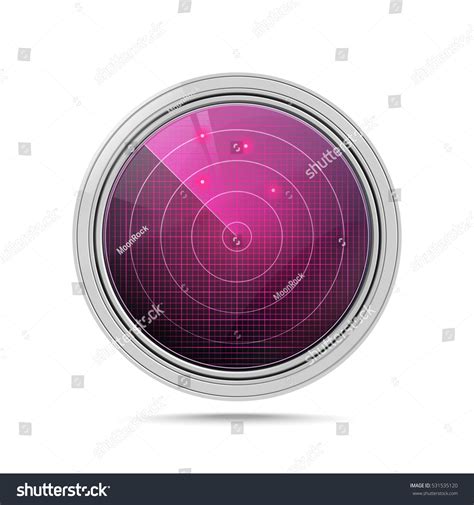 3d Radar Targets Process Navigation Hud Stock Vector (Royalty Free ...