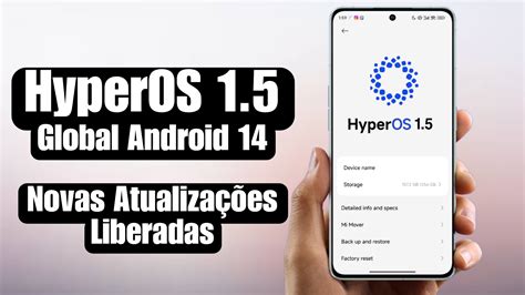 Tá Liberado HyperOS Global Android 14 13 HyperOS 1 5 Chegando