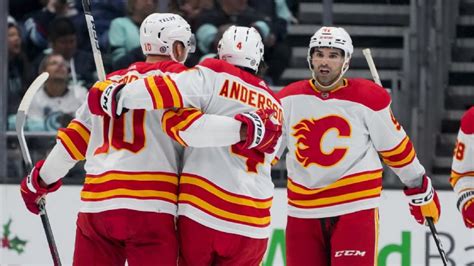 Rasmus Andersson's overtime goal lifts Flames to 4-3 win over Kraken ...