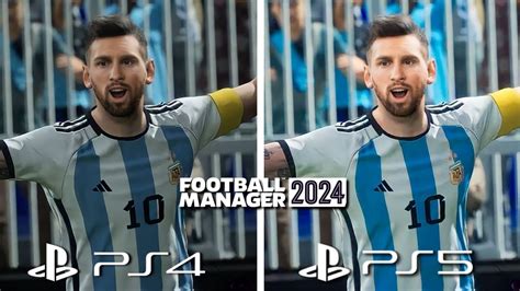Football Manager 2024 PS4 vs PS5 Graphics Comparison - YouTube