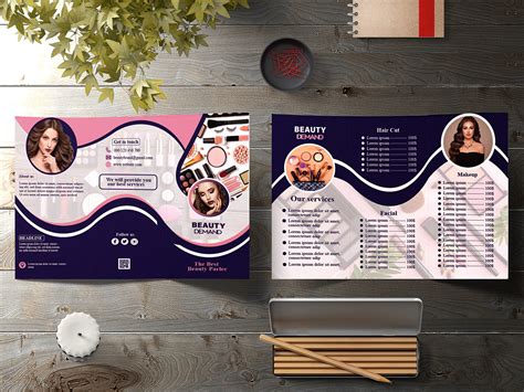 Beauty Parlor Brochure Design On Behance