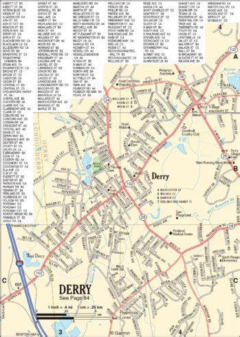 New Hampshire/Vermont Atlas & Gazetteer- Derry NH map by Garmin ...