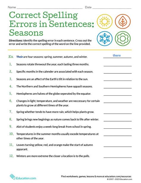 Sentence Repair Worksheet Ela Resources Teacher Made