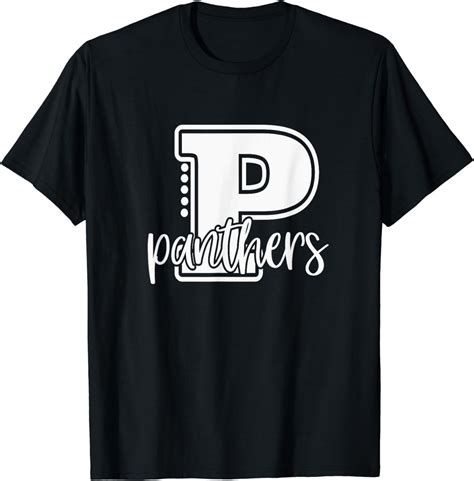 Panther School Sports Fan Team Spirit T Shirt
