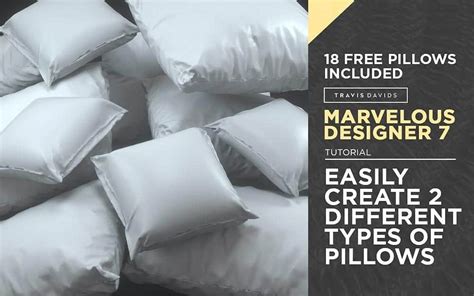 How To Create Pillow With Marvelous Design Travis Davids