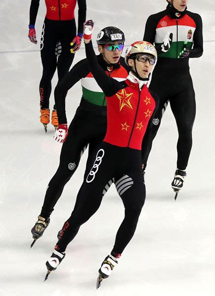 China S Wu Dajing Wins Men S M At Isu Short Track World Cup