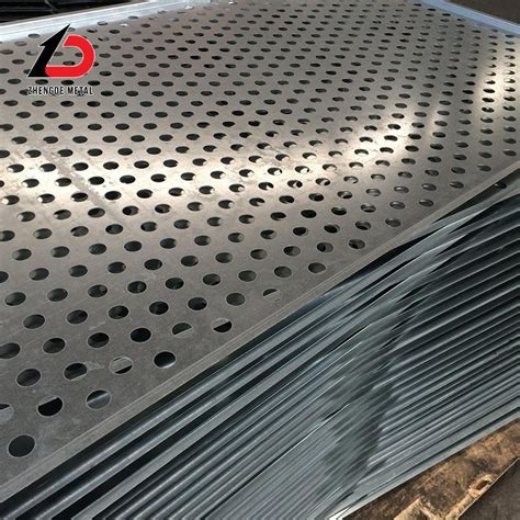 Punching Hole Decorative Aluminium Perforated Metal Mesh Round Hole