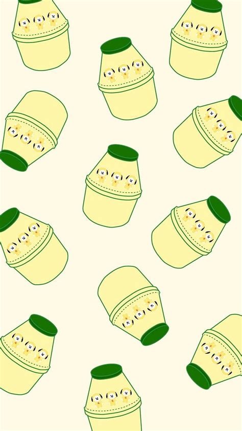 Korean Banana Milk Background Background Milk Aesthetic HD Phone