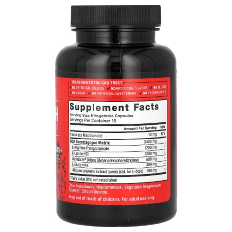 Force Factor Prime Hgh Secretion Activator Capsules Count Kroger