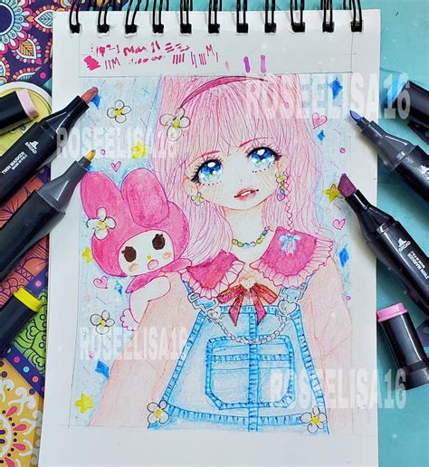 My Melody fanart by ROSEELISA16 on DeviantArt