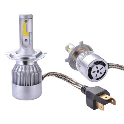 XCSOURCE 2pcs Ampoule Halogène H4 Phare Voiture LED 10000Lm 55W