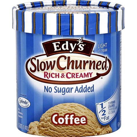 Edys Slow Churned Ice Cream Light No Sugar Added Coffee Northgate