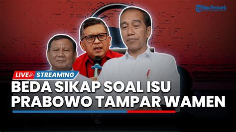 Jokowi Dan PDIP Beda Sikap Soal Isu Prabowo Tampar Wamen Ini Nasib