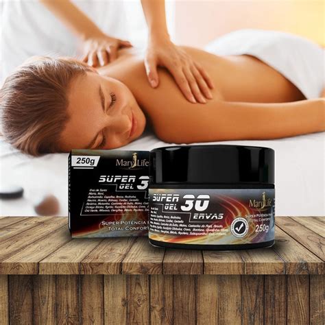 Super Gel 30 Ervas Mary Life 250g Shopee Brasil