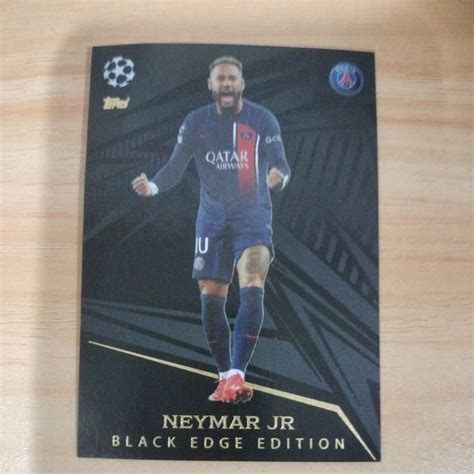 Topps Match Attax 23 24 Card NEYMAR JR Black Edge Edition Shopee Malaysia