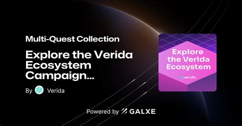 Explore The Verida Ecosystem Campaign By Verida Galxe Quest