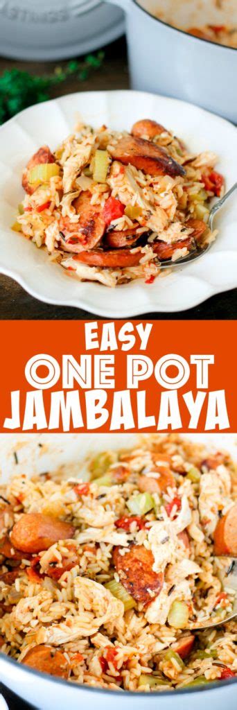 Easy One Pot Jambalaya Domestic Superhero