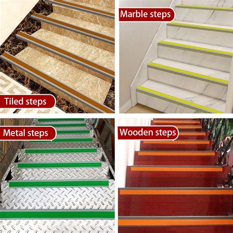 Borde De Escalera Autoadhesivo De Goma Para Escalera Moldura De Nariz