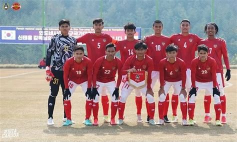 Hasil Uji Coba Timnas Indonesia U 19 Kalah Telak Dari Yeungnam