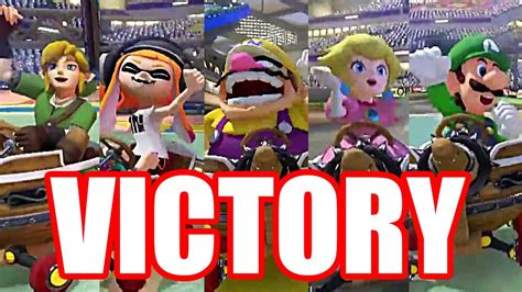 Mario Kart 8 Deluxe: ALL VICTORY ANIMATIONS - Nintendo Switch - YouTube