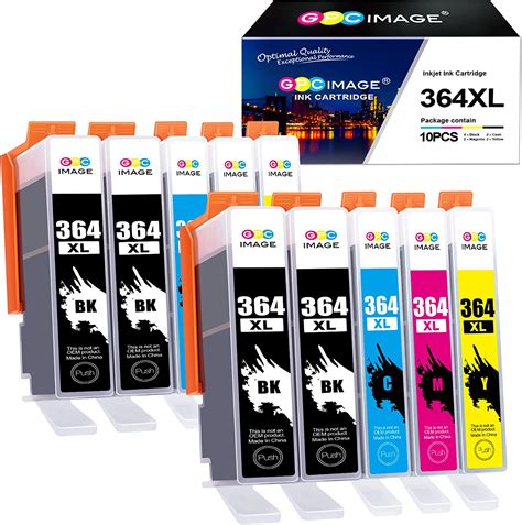 Gpc Image 364xl Multipack Ink Cartridges Replacement For Hp 364 Xl Compatible With