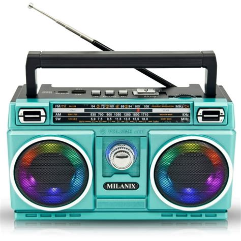 Portable AM/FM Radio with Bluetooth, USB, Rechargeable Battery, Long ...