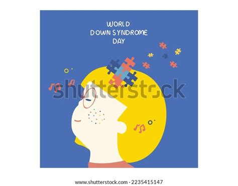 World Down Syndrome Day Cartoon Down Stock Vector (Royalty Free ...