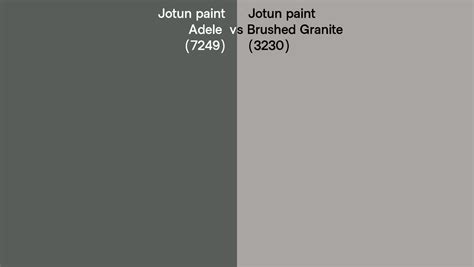 Jotun Paint Adele Vs Brushed Granite Side By Side Comparison