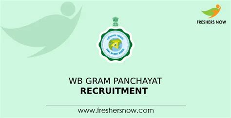 WB Gram Panchayat Recruitment 2024 Notification For 6652 Posts