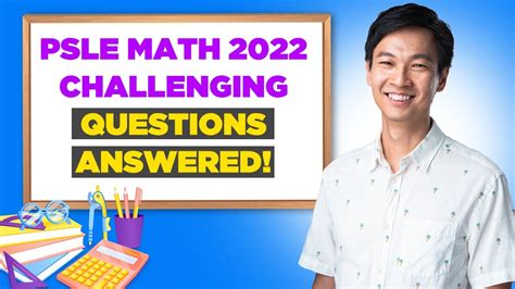 Psle Math 2022 Paper 1 Q30 Walkthrough Youtube