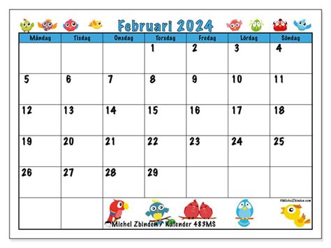 Kalender Februari 2024 483 Michel Zbinden SV