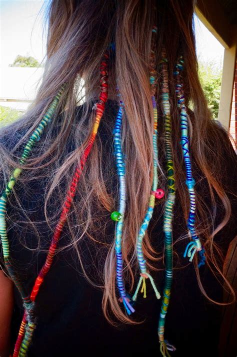 Set of 3 BoHo/hippie hair wraps handmade Custom wraps | Etsy