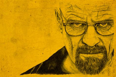 Heisenberg Breaking Bad Artwork By Lja Canvas