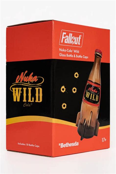 Nuka Cola Wild Glass Bottle W Cap Fallout Video Game Junk