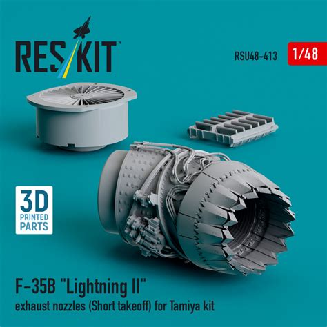 F 35B Lightning II Exhaust Nozzle Short Takeoff For Tamiya Kit 3D