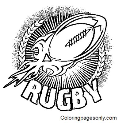 Dibujos Para Colorear De Rugby Y Pintar Im Genes Para Dibujar Gratis