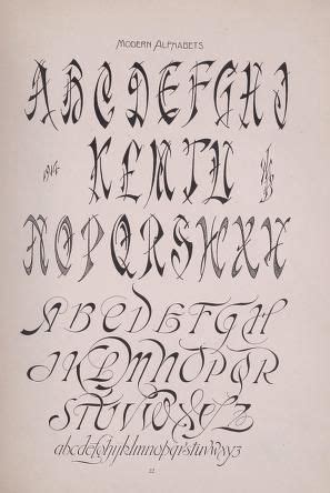 Art Alphabets And Lettering Bergling J M John Mauritz 1866