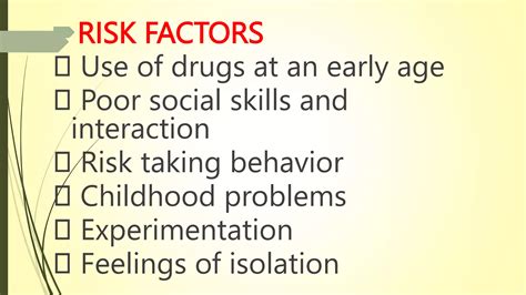 Risk And Protective Factors Using Drugs Pptx