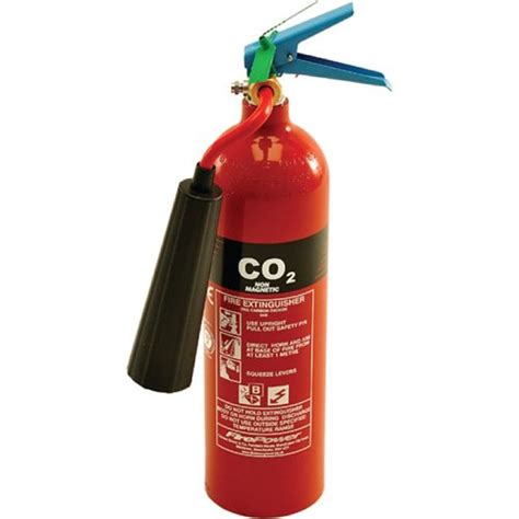 Thomas Glover 9705 00 Polished Aluminium 2kg Co2 Powerx Fire Extinguisher