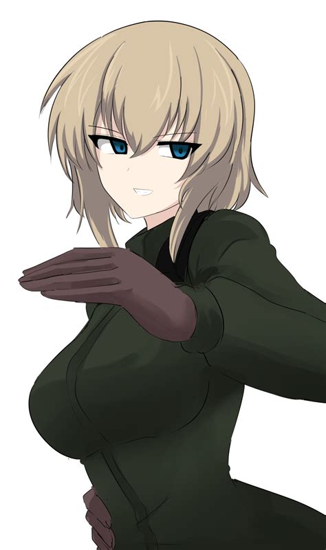 Safebooru 1girl Absurdres Aikir Jml5160 Bangs Black Gloves Blonde