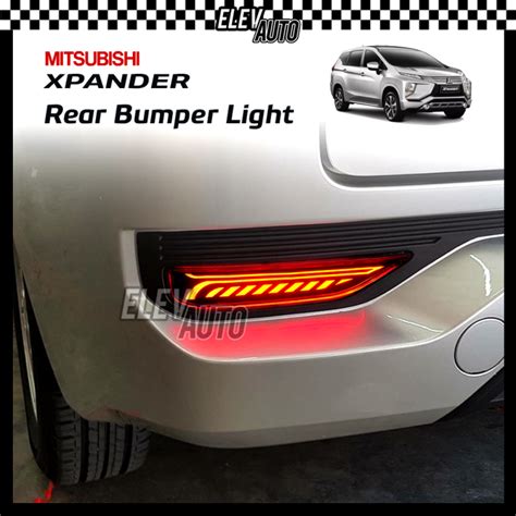 Mitsubishi Xpander Led Rear Bumper Reflector Drl Lamp Signal Light Bar