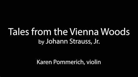 Tales From The Vienna Woods By Johann Strauss Jr Youtube