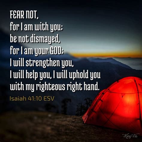 Fear Not For I Am With You I Live For Jesus